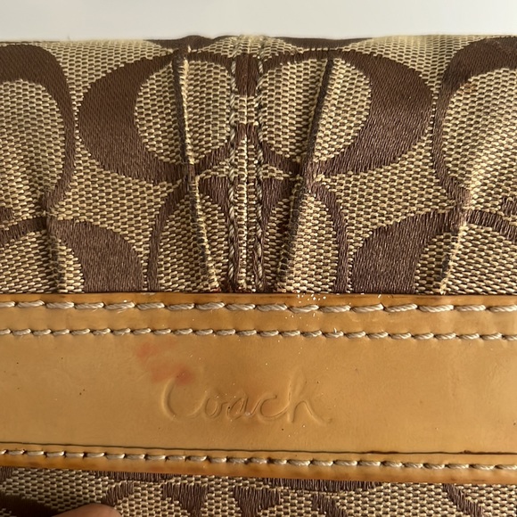 Authentic Coach wallet with checkbook insert - Picture 5 of 5